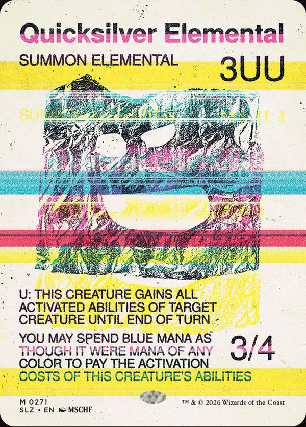 Quicksilver Elemental (0271) - Magic: The Gathering