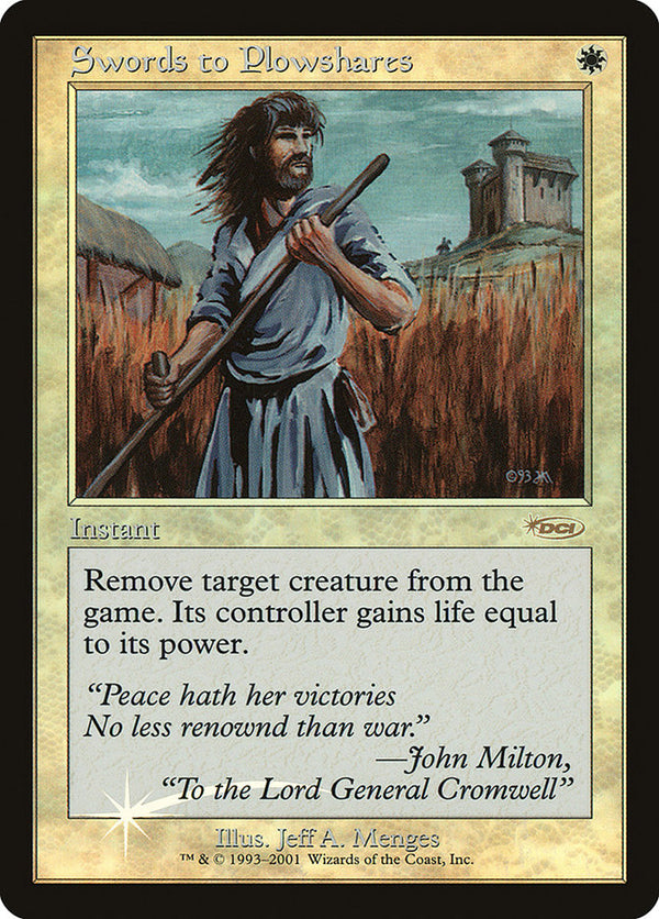 Swords to Plowshares - Magic: The Gathering