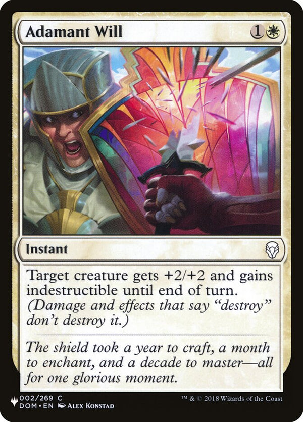 Adamant Will - Magic: The Gathering