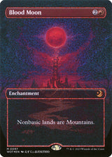 Blood Moon (Anime Borderless) (Confetti Foil) - Magic: The Gathering