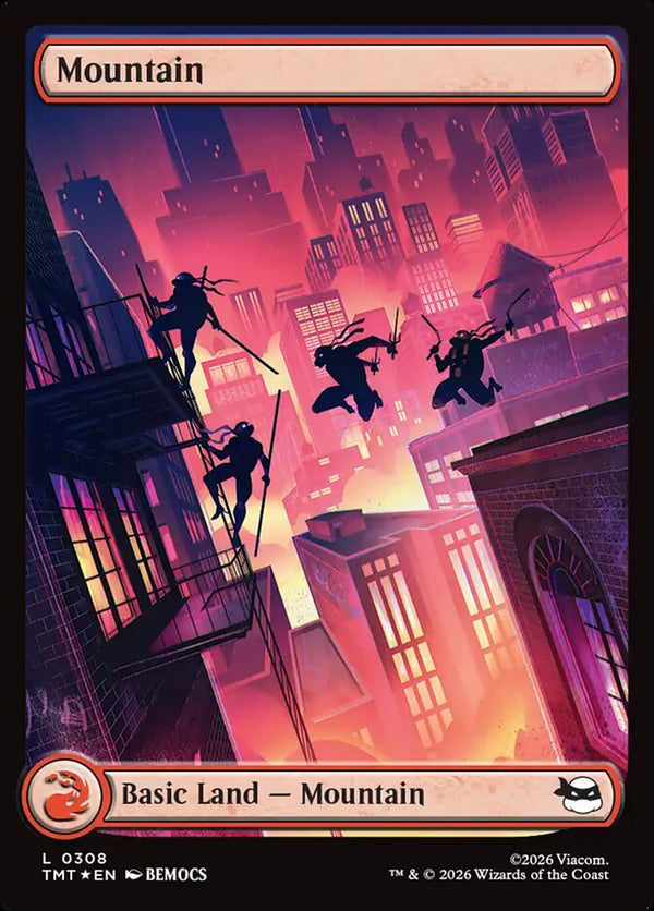 Mountain (0308) (Surge Foil) - Magic: The Gathering