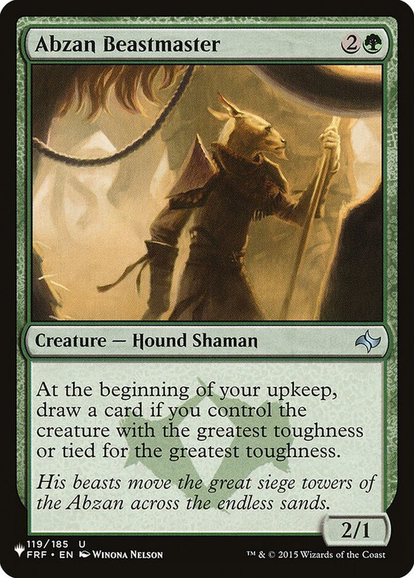 Abzan Beastmaster - Magic: The Gathering