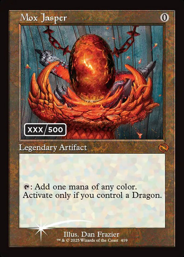 Mox Jasper (Serial Numbered) - Magic: The Gathering