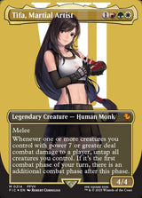Tifa, Martial Artist (Borderless) (Surge Foil) - Magic: The Gathering