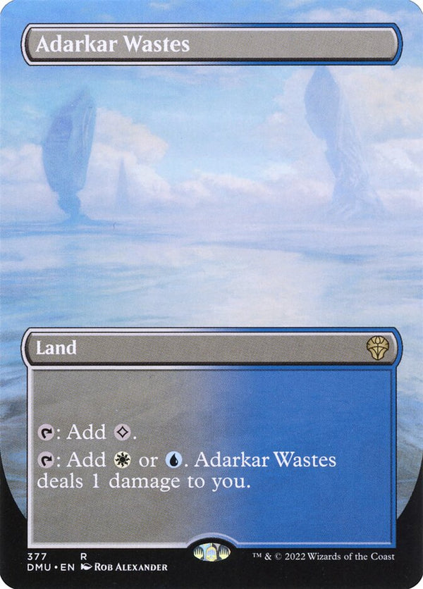 Adarkar Wastes (Borderless) - Magic: The Gathering