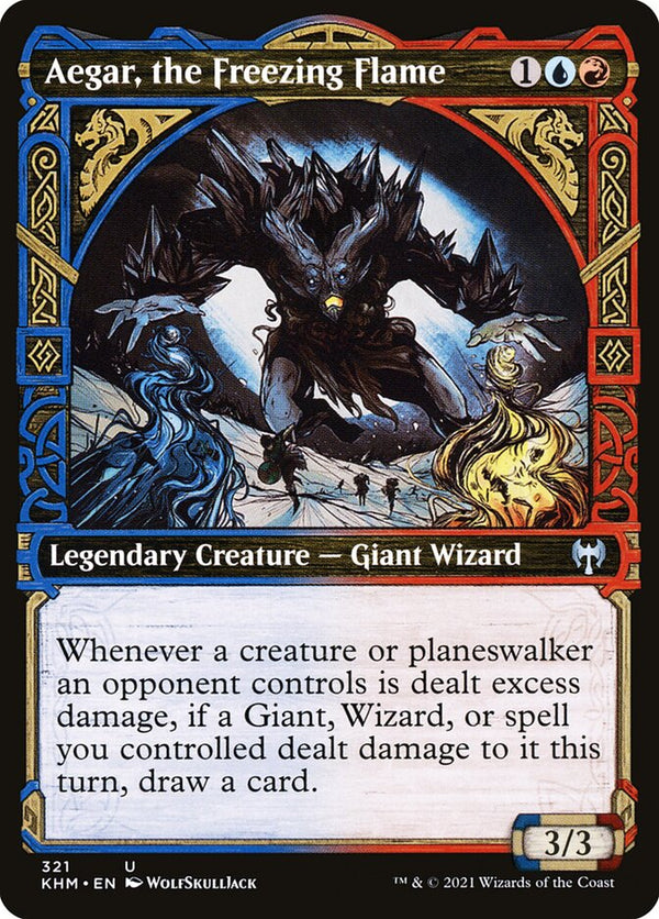Aegar, the Freezing Flame (Showcase) - Magic: The Gathering
