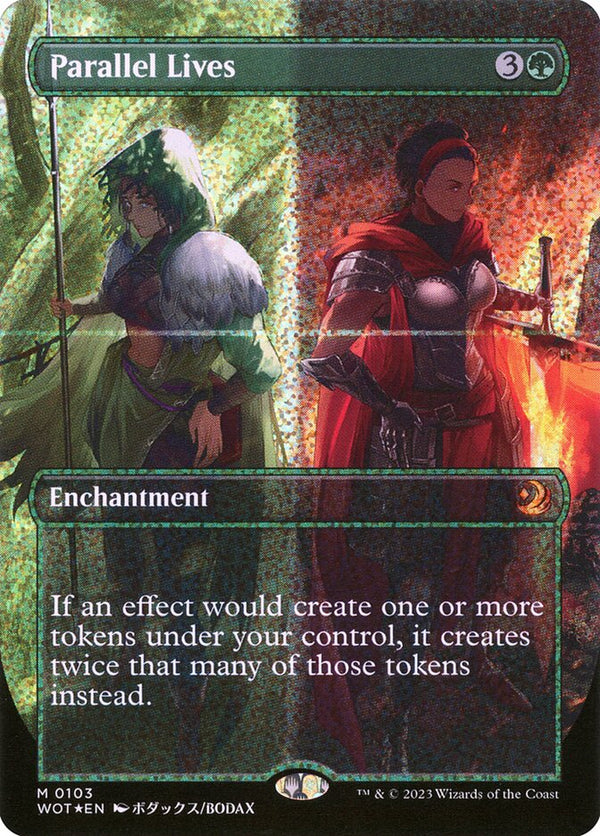 Parallel Lives (Anime Borderless) (Confetti Foil) - Magic: The Gathering