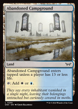 Abandoned Campground - Magic: The Gathering