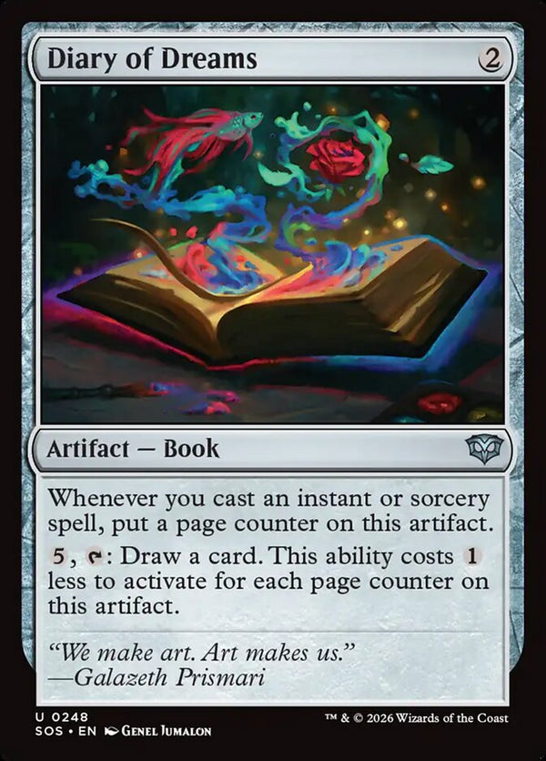 Diary of Dreams - Magic: The Gathering