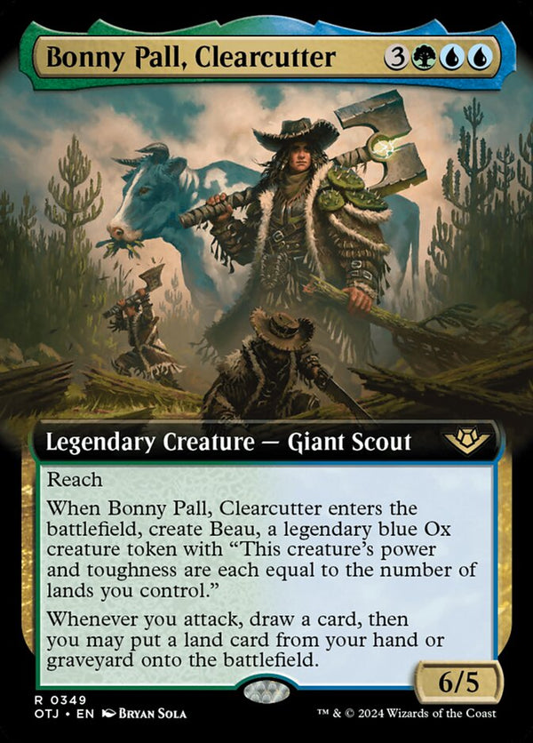 Bonny Pall, Clearcutter (Extended Art) - Magic: The Gathering