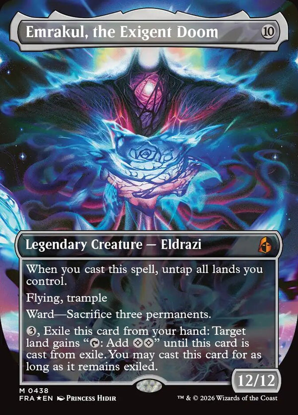 Emrakul, the Exigent Doom (Borderless) (FRA 438) - Magic: The Gathering