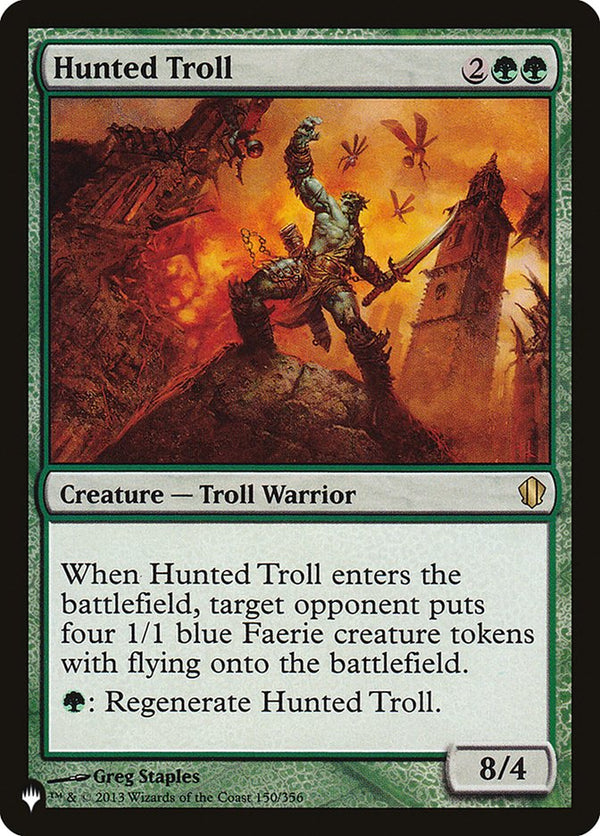 Hunted Troll - Magic: The Gathering