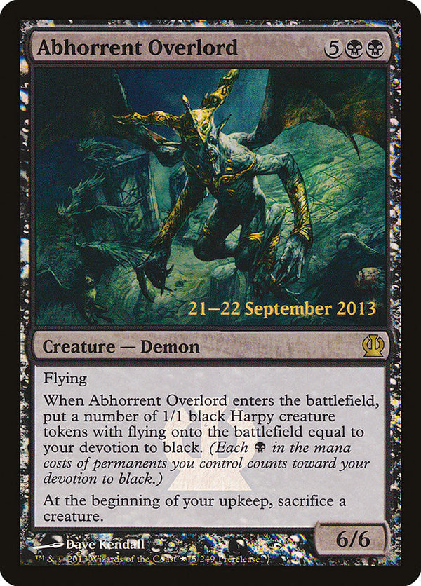Abhorrent Overlord - Magic: The Gathering