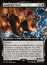 Reno and Rude (Extended Art) - Magic: The Gathering
