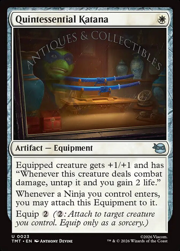Quintessential Katana - Magic: The Gathering
