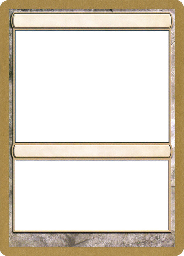 2003 World Championship Blank Card - Magic: The Gathering