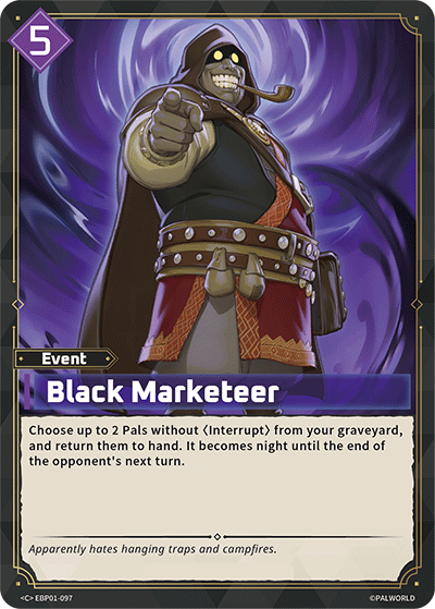 Black Marketeer (EBP01-097) - Palworld