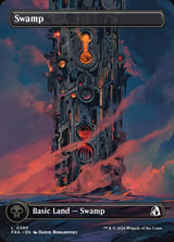 Swamp (Borderless) (0390) - Magic: The Gathering