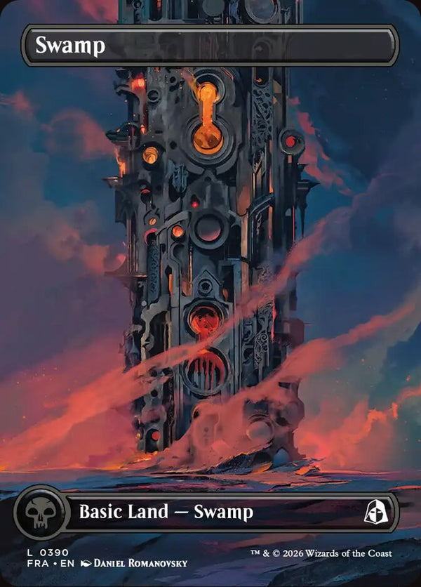 Swamp (Borderless) (0390) - Magic: The Gathering