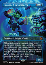 Seasoned Cryomancer (Borderless) (0441) (FRA 441) - Magic: The Gathering