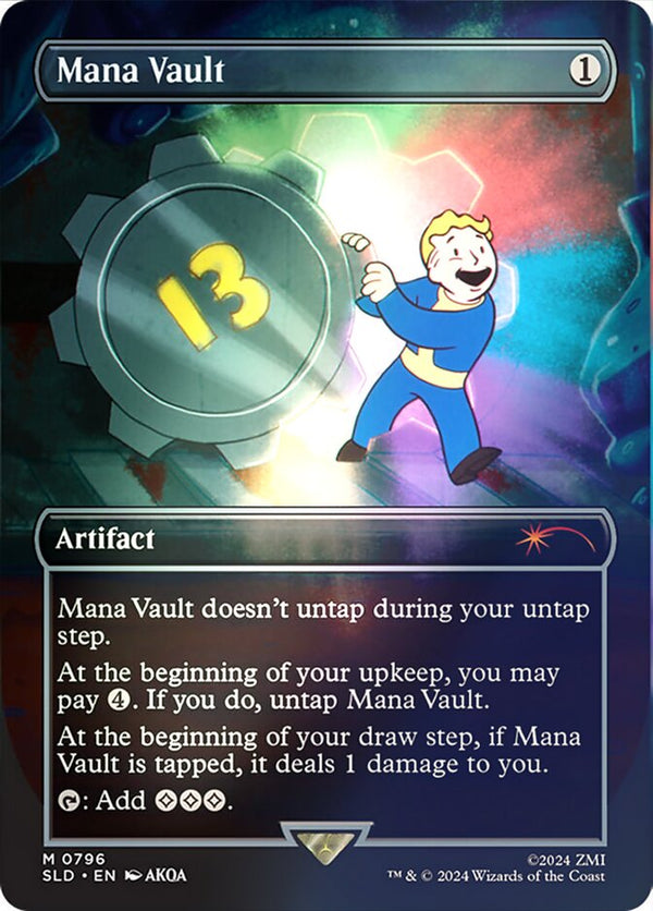 Mana Vault (Rainbow Foil) - Magic: The Gathering