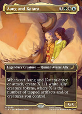 Aang and Katara (Borderless) - Magic: The Gathering