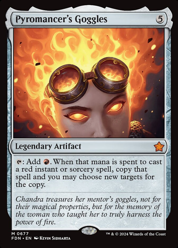 Pyromancer's Goggles - Magic: The Gathering