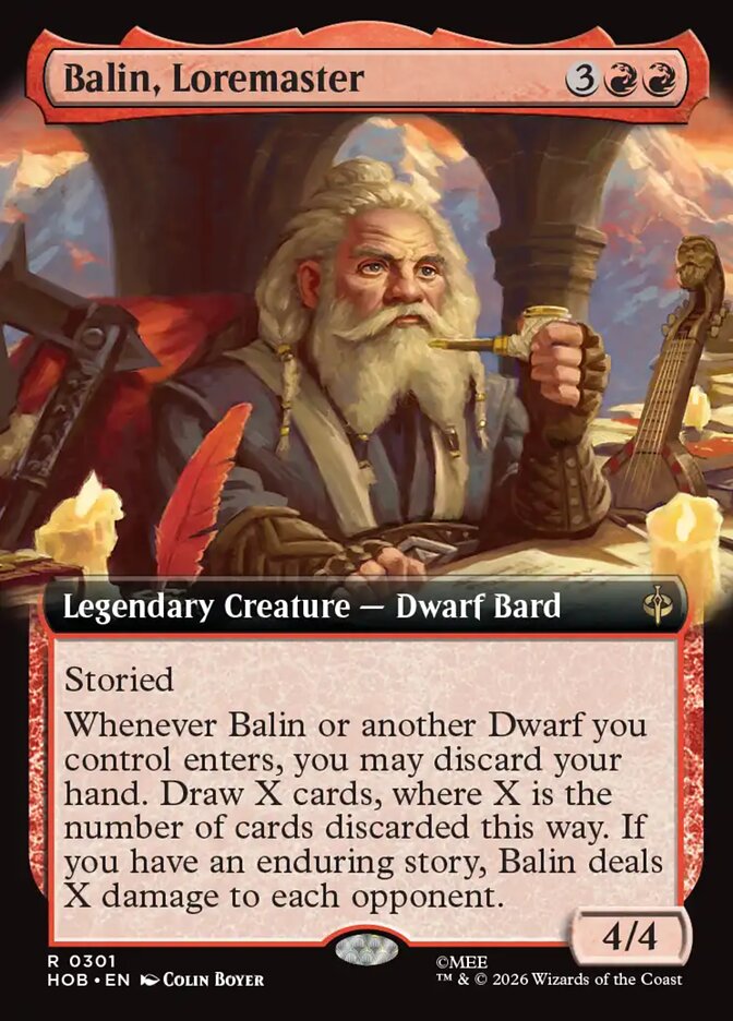 Balin, Loremaster (Extended Art)
