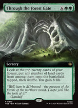 Through the Forest Gate (Extended Art) (HOB 310) - Magic: The Gathering