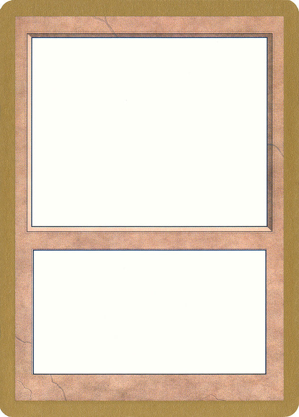 1999 World Championship Blank Card - Magic: The Gathering