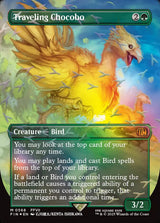 Traveling Chocobo (Borderless) (Chocobo Track Foil) - Magic: The Gathering