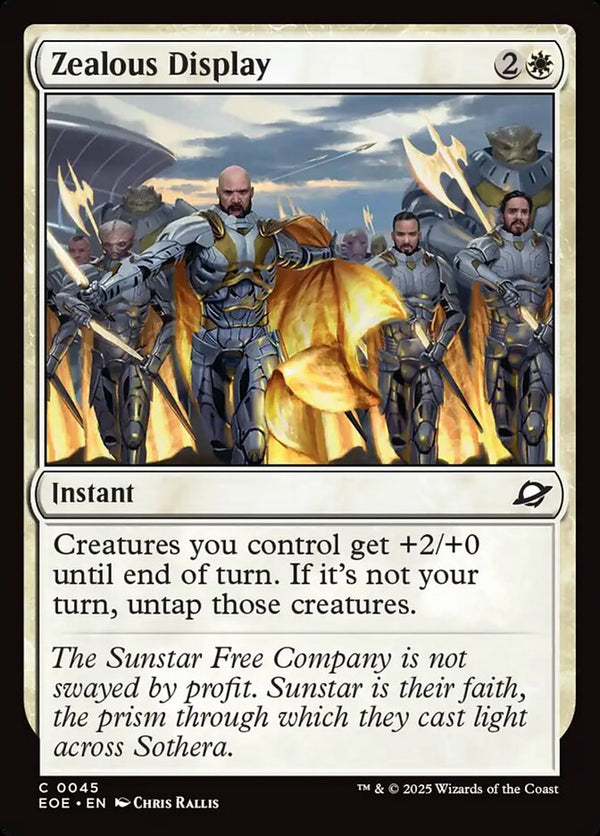 Zealous Display - Magic: The Gathering