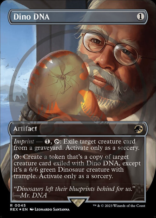 Dino DNA (Borderless) (Emblem) (REX 45) - Magic: The Gathering