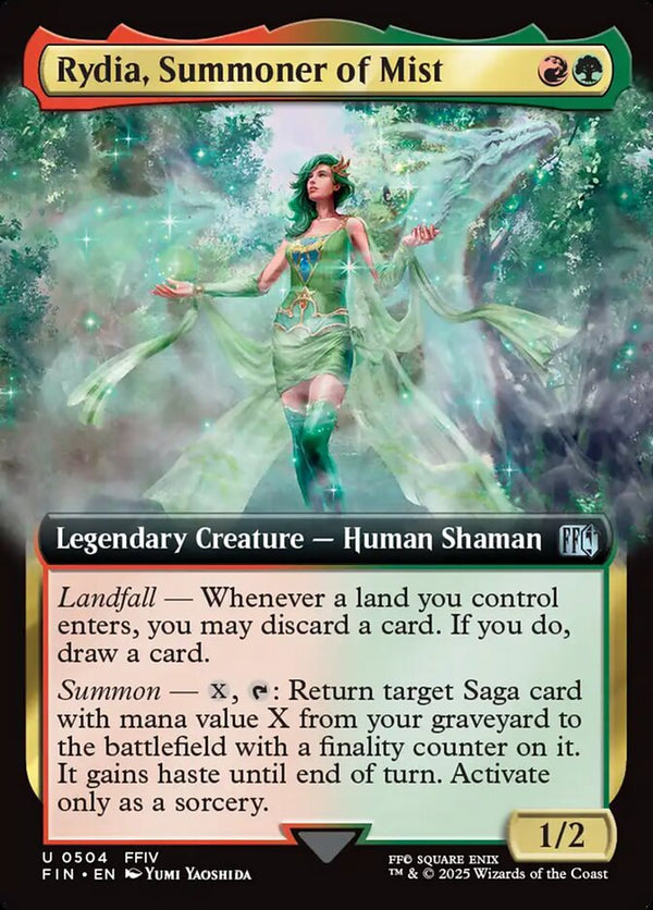 Rydia, Summoner of Mist (Extended Art) - Magic: The Gathering
