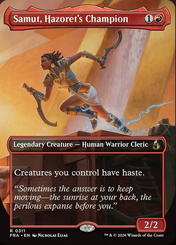 Samut, Hazorer's Champion (Borderless) (FRA 311) - Magic: The Gathering