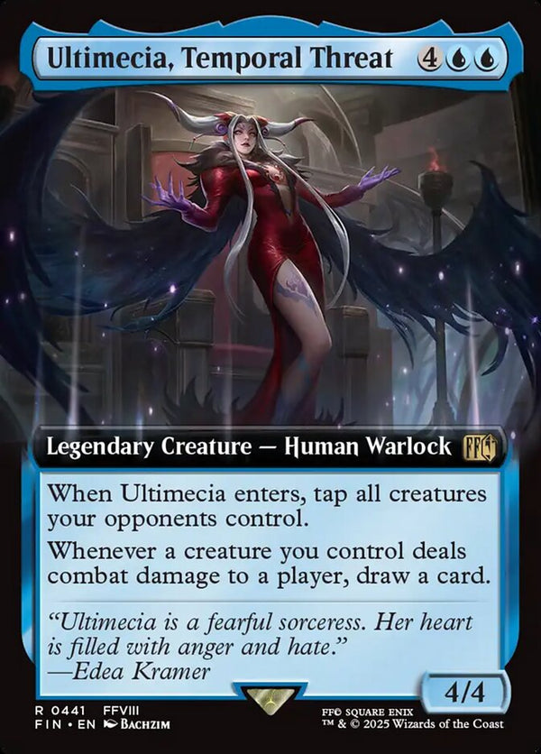 Ultimecia, Temporal Threat (Extended Art) - Magic: The Gathering
