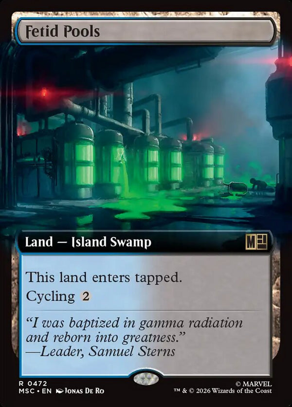 Fetid Pools (Extended Art) - Magic: The Gathering