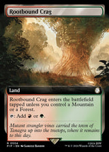 Rootbound Crag (Extended Art) - Magic: The Gathering