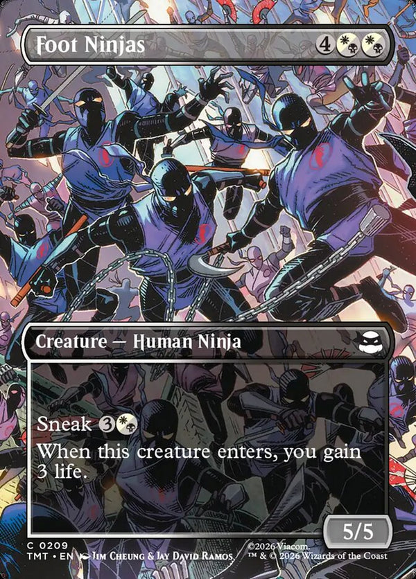 Foot Ninjas (Borderless) - Magic: The Gathering