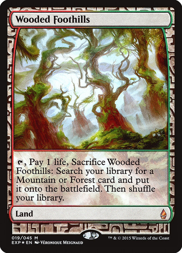 Wooded Foothills - Magic: The Gathering
