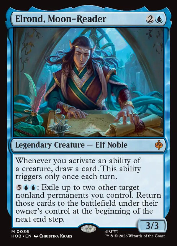 Elrond, Moon-Reader (HOB 36) - Magic: The Gathering