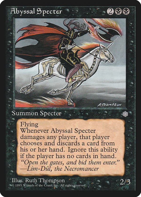 Abyssal Specter - Magic: The Gathering
