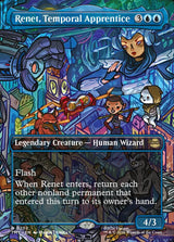 Renet, Temporal Apprentice (Borderless) - Magic: The Gathering