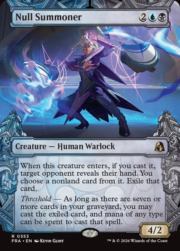 Null Summoner (Showcase) (FRA 353) - Magic: The Gathering