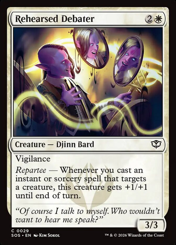 Rehearsed Debater - Magic: The Gathering