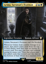 Grima, Saruman's Footman (Extended Art) - Magic: The Gathering