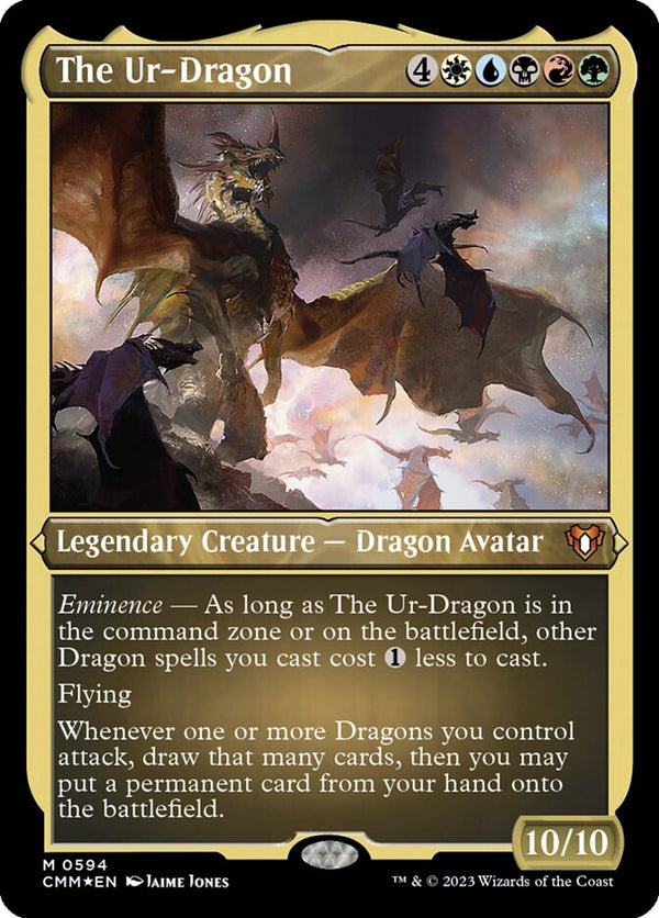 The Ur-Dragon (Foil Etched) - Magic: The Gathering