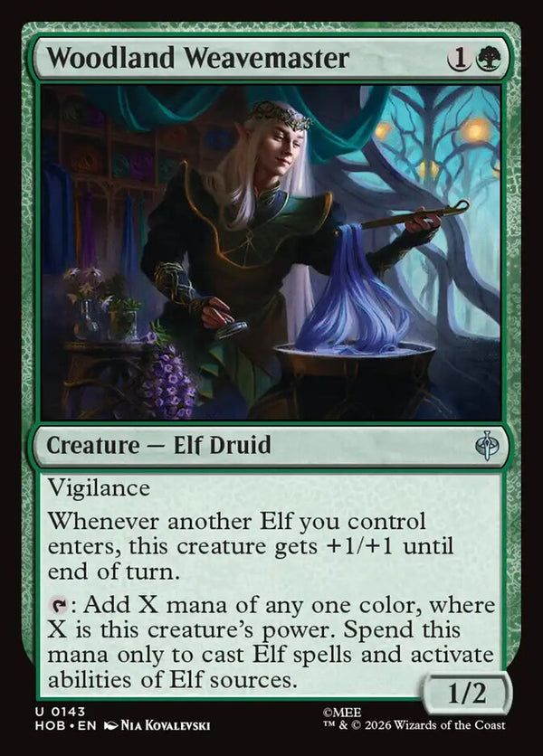 Woodland Weavemaster - Magic: The Gathering