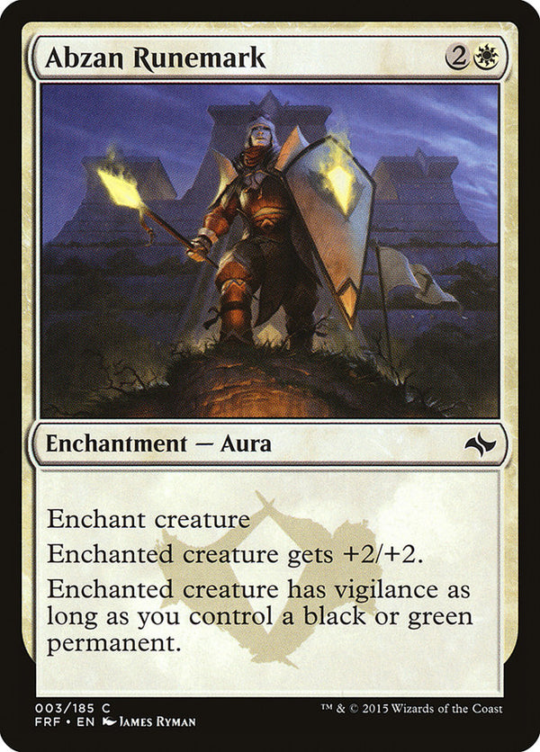 Abzan Runemark - Magic: The Gathering