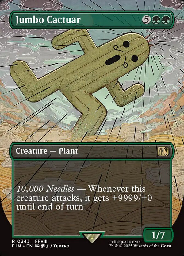 Jumbo Cactuar (Borderless) - Magic: The Gathering
